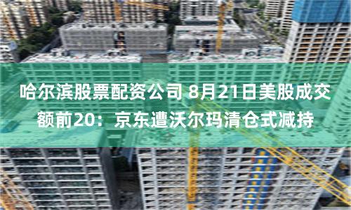 哈尔滨股票配资公司 8月21日美股成交额前20：京东遭沃尔玛清仓式减持